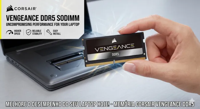Memória Notebook 16gb Corsair ddr5