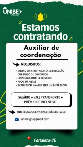 auxiliar de coordenação pedagógica
