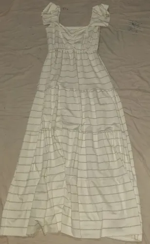 vestido longo branco