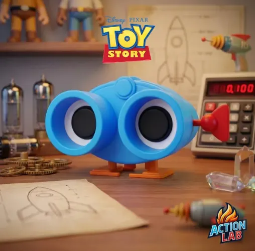 Action Figure Lenny Binóculo - Toy Story (Disney Pixar®) Colecionável 