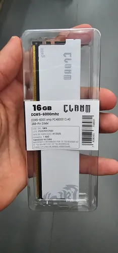 Memoria gamer 16GB ddr5 6000mhz clanm nova garantia