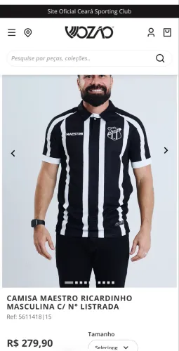 CAMISA CEARÁ MAESTRO RICARDINHO