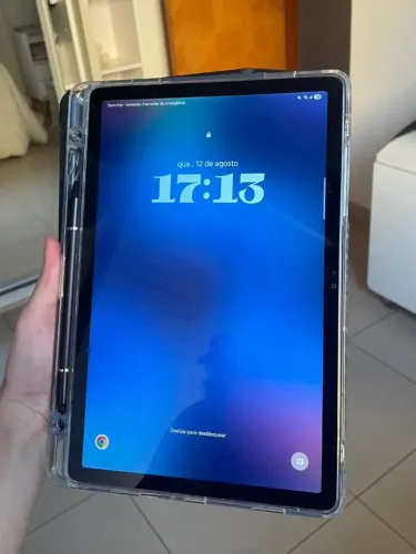 Galaxy Tab A9+ 5G 128GB com caneta e 2 capas - 1 mês de uso