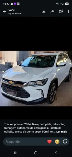 Chevrolet Tracker Premier 1.2 Turbo 12V Flex AUT 2024