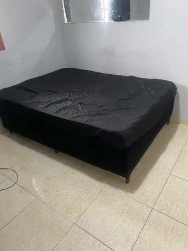 cama base + colchão ortobom
