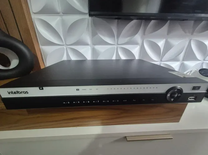 Gravador Intelbras Nvd 3316 Plus IP Rede 16 Canais com HD 2 Tera.