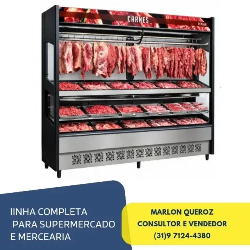 Balcão de Carnes 2x2M Polar 220V Novo