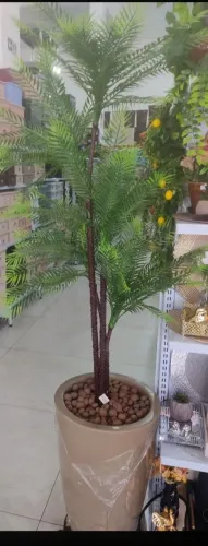Vaso de planta artificial para decoração