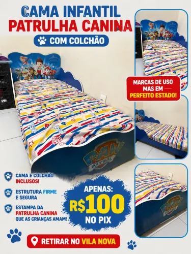 Cama infantil Patrulha canina