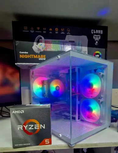 CPU GAMER RYZEN 5 4.3Ghz+ Periféricos/ 16RAM DDR4 e trego parcelo