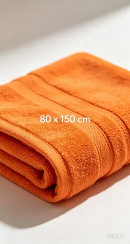 Toalha de banho laranja 