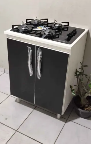 Balcão + Cooktop 4 bocas novo