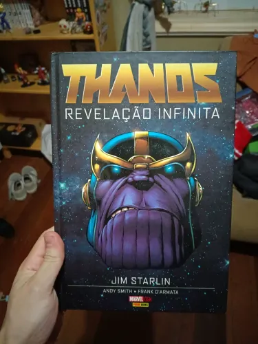 Graphic Novel Thanos Revelação Infinita Marvel