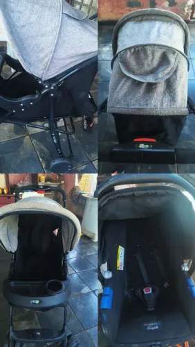 Bebê conforto e carrinho de bebê