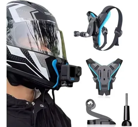 SUPORTE CELULAR PARA CAPACETE CÂMERA GROPO AVENTUREIRO