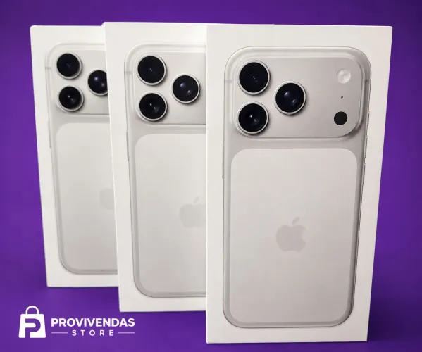 IPHONE 17 PRO SILVER LACRADO 1 ANO GARANTIA APPLE,NA MELHOR AVALIADA DE BH : PROVIVENDAS.