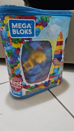 Mega Bloks Blocos De Montar Fisher Price 80 Peças Mattel (Usado)