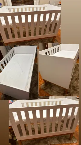 Berço 3 em 1 (vira mini cama)