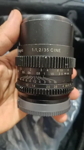 Lente Cine SLR 35MM T1.2 Sony Fullframe 