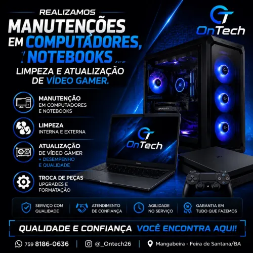 Assistência Técnica em Notebook e Computador 