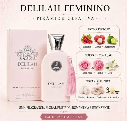 Perfume delilah Maison alhambra árabe feminino ORIGINAL