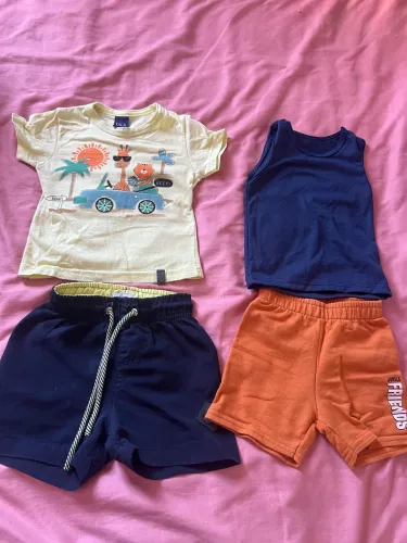 Lote roupas de bebê menino de 6 a 12 meses