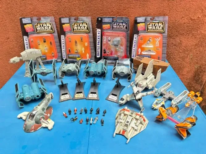 Star Wars Action Fleet Galoob 1998 Lote