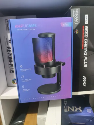 Microfone Fifine A8 RGB novo lacrado