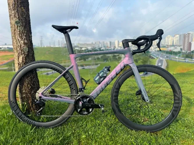 Bicicleta Speed Sunpeed Victory Sport Full Carbono Tam. L (56) Shimano 105 Roda de Carbono