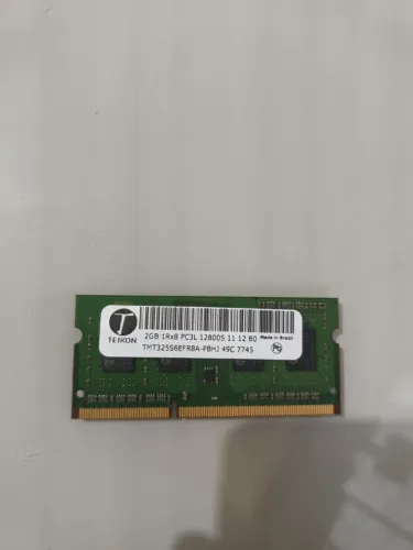 Memória RAM Notebook DDR3L 2GB 1600MHz PC3L-12800S