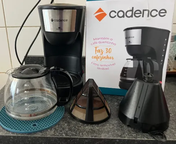  Cafeteira Cadence Matinal 1,25 Litros 30 Cafezinhos Preta - CAF620 