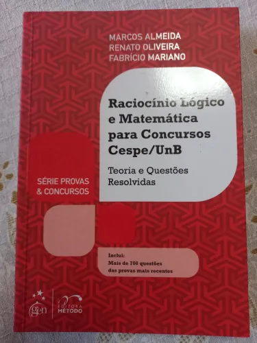 LIVRO RACIOCÍNIO LÓGICO E MATEMÁTICA PARA CONCURSOS CESPE
