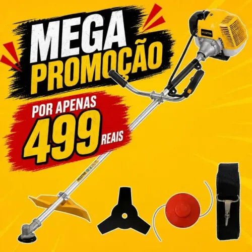 Roçadeira 52cc 2cv Cilindrada Potência Motor 2 Tempos Dewen