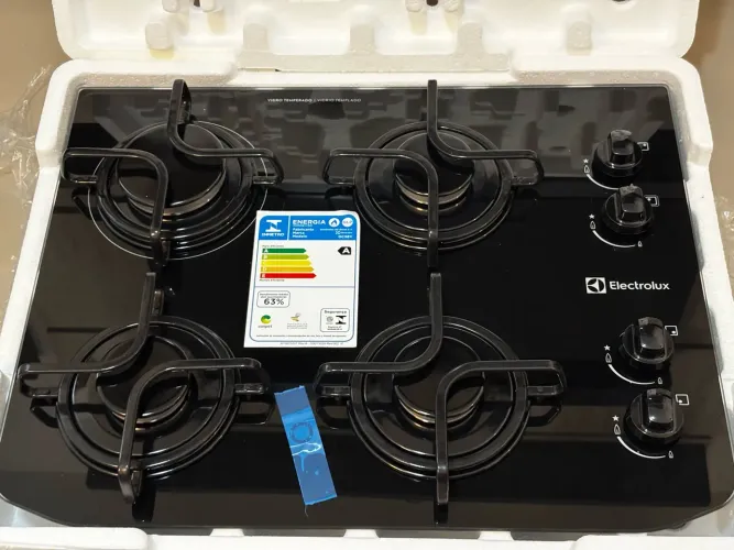 Cooktop Electrolux GC58V 4 Bocas - Novo, Nunca Usado