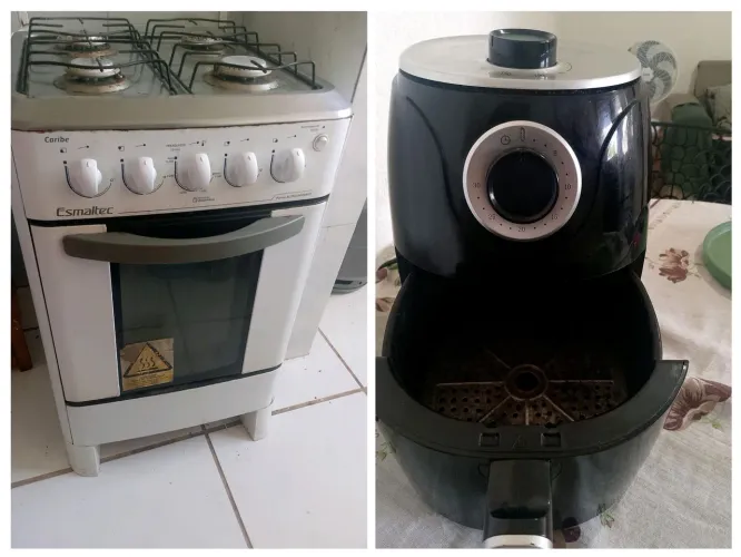 Fogão + Airfryer 200,00