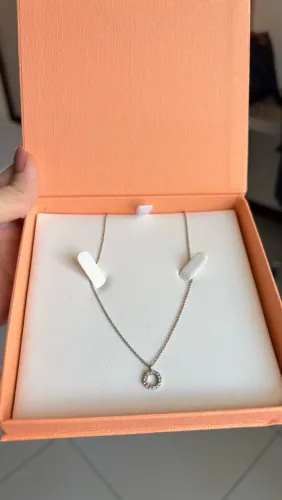COLAR LIFE VIVARA PRATA COM PEDRAS DE ZIRCÔNIA INCOLOR