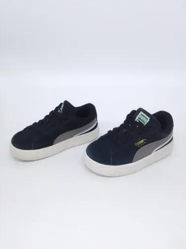 Tênis Puma Suede Preto Classic Original Infantil Semi-novo Tam.21