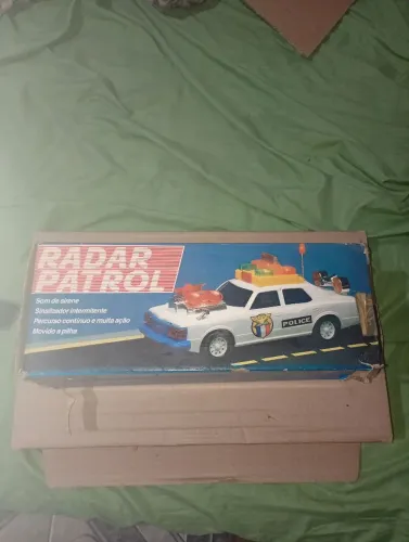 Brinquedo antigo radar Patrol de 1989 para colecionadores