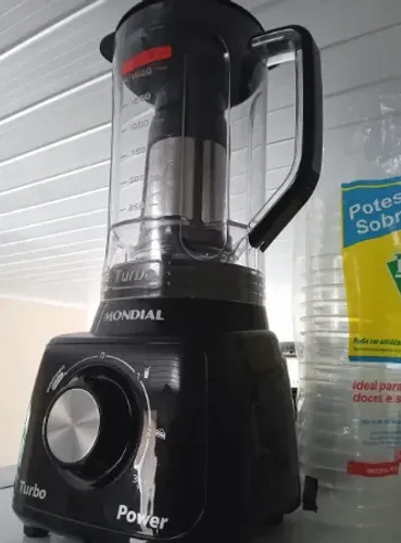 Liquidificador Turbo Power Mondial 550W - L-99 FB/novo/entrega imediata