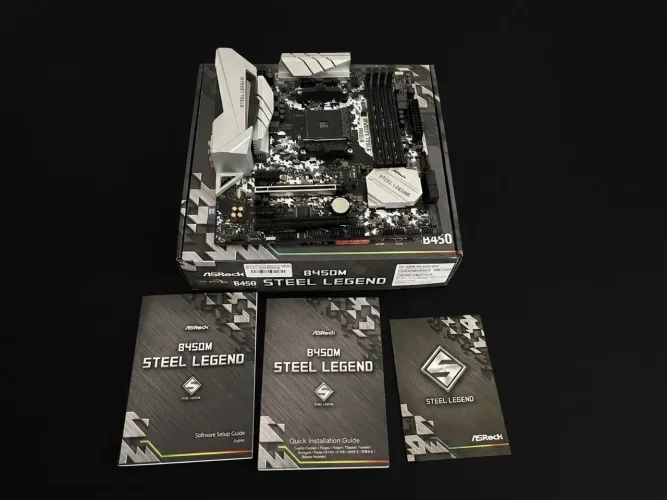 Placa Mãe Asrock B450M Steel Legend