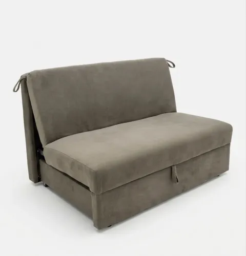 Sofá-Cama Dobrável Suede