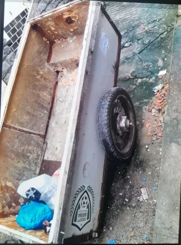 Carinho de reciclagem 