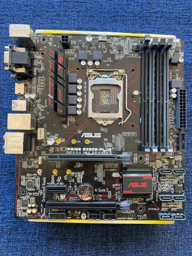 Placa-mãe ASUS Prime b250m plus p/ retirada de peças