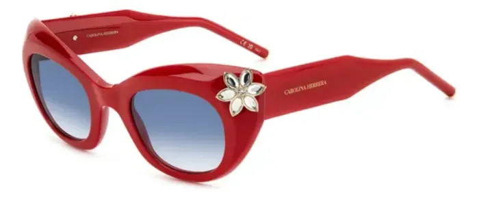 Óculos De Sol Carolina Herrera Her 0215/s C9a - Vermelho 50