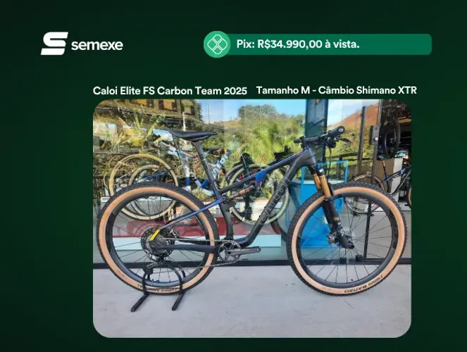 Caloi Elite FS Carbon Team 2025