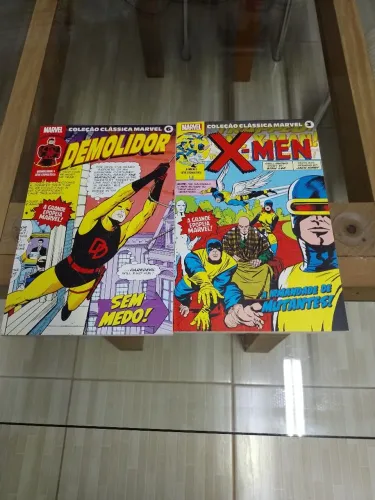 Coleção Clássica Marvel. Demolidor vol 1 e X - Men vol 1. 