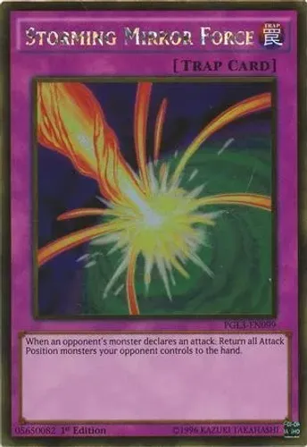 Yugioh!!! Storming Mirror PGL3-EN099 Force Gold Ultra Rare