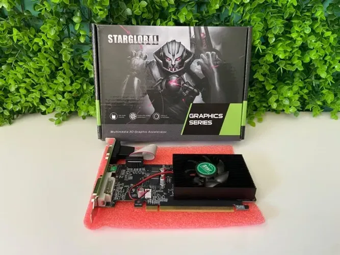 Placa de Vídeo Nvidia GeForce GT220, 1GB GDDR3, 128Bits, 550Mhz, HDMI, DVI, VGA(D-Sub) - S
