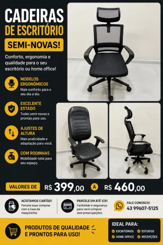 Móveis para escritório 