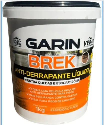 Antiderrapante Liquido Rampa Piscina Banheiro Garin Brek 1kg